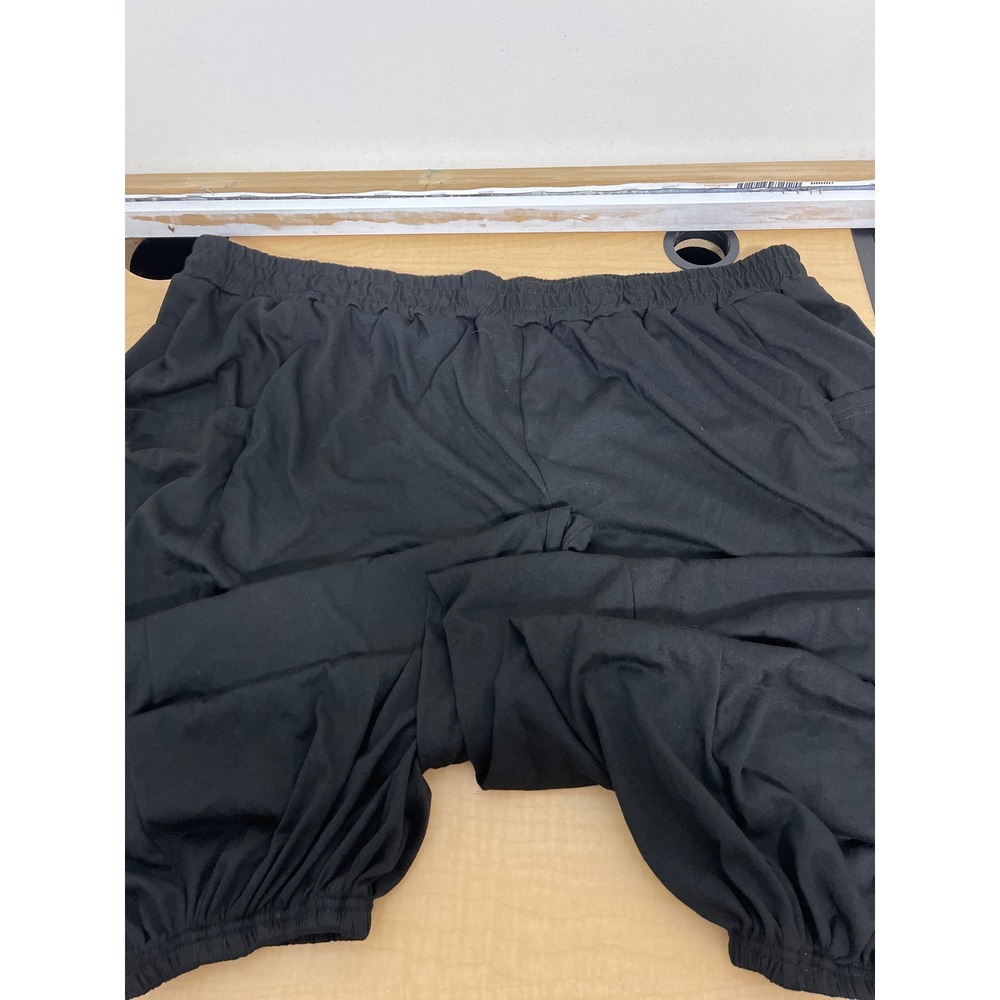 SHEIN Curve Plus Size Black Jogger Sweatpants Elastic Waist Pockets US 24 6X